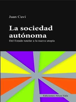 cover image of La sociedad autónoma